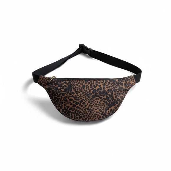 Universal Thread Accessories - Leopard Crescent Bag - Baggu Vibes
